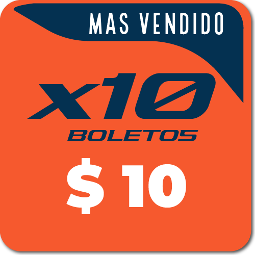 Paquete x10 tickets