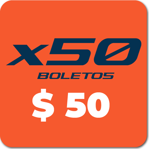 Paquete x50 tickets