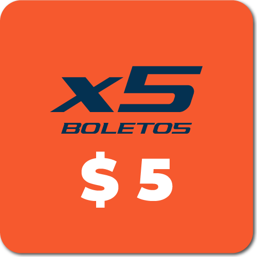 Paquete x5 tickets